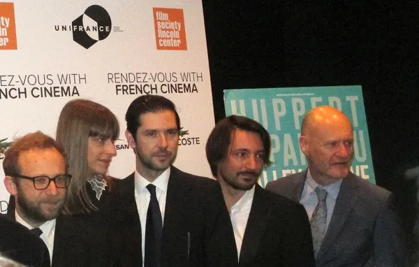 Nicolas Pariser, Alice Winocour, Melvil Poupaud, Mathieu Lamboley, uniFrance President Jean-Paul Salomé